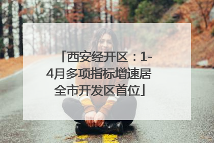 西安经开区：1-4月多项指标增速居全市开发区首位