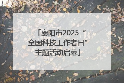 襄阳市2025“全国科技工作者日”主题活动启幕