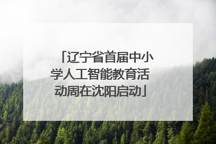 辽宁省首届中小学人工智能教育活动周在沈阳启动