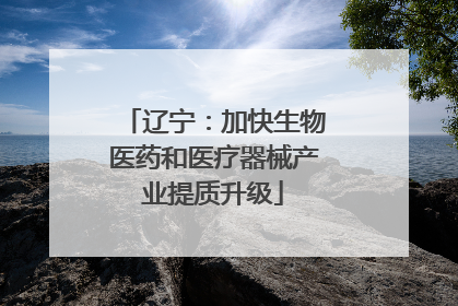 辽宁：加快生物医药和医疗器械产业提质升级