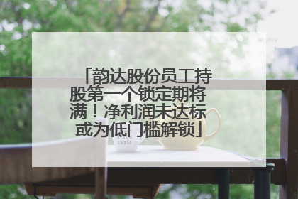 韵达股份员工持股第一个锁定期将满！净利润未达标或为低门槛解锁