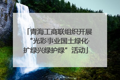 青海工商联组织开展“光彩事业国土绿化·扩绿兴绿护绿”活动