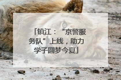 镇江：“京警服务队”上线，助力学子圆梦今夏