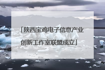 陕西宝鸡电子信息产业创新工作室联盟成立