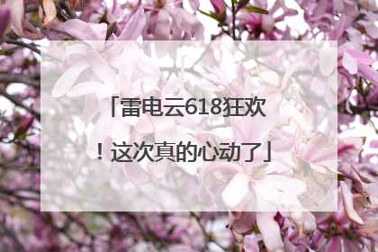 雷电云618狂欢！这次真的心动了