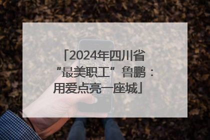 2024年四川省“最美职工”鲁鹏：用爱点亮一座城