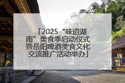 2025“味道湖南”美食季启动仪式暨岳阳啤酒美食文化交流推广活动举办