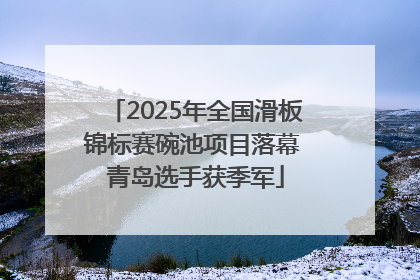 2025年全国滑板锦标赛碗池项目落幕 青岛选手获季军