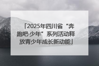 2025年四川省“奔跑吧·少年”系列活动释放青少年成长新动能