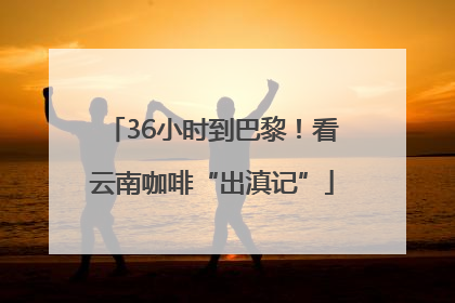 36小时到巴黎！看云南咖啡“出滇记”