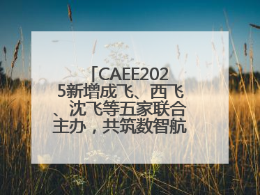 CAEE2025新增成飞、西飞、沈飞等五家联合主办，共筑数智航空采购大平台